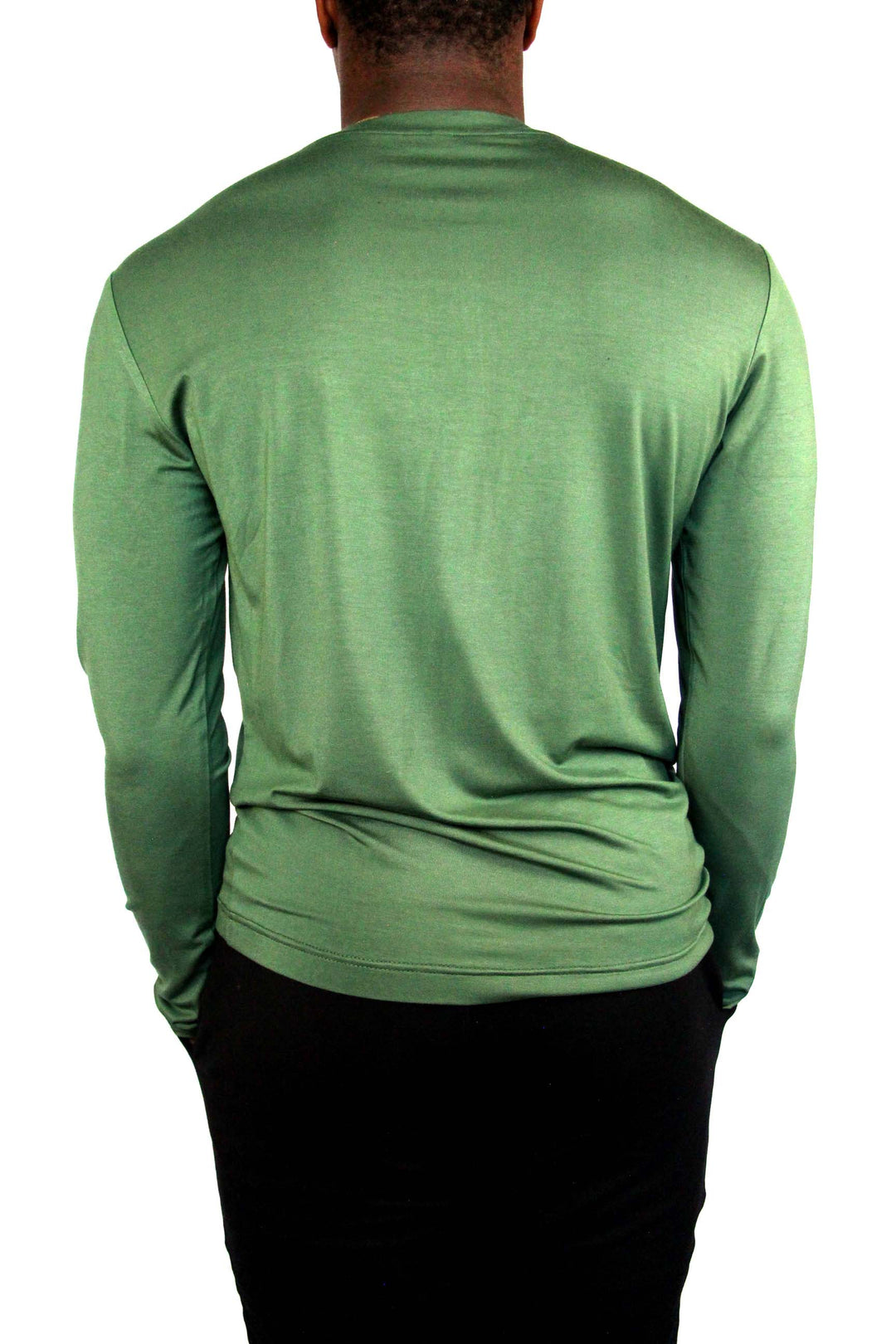 Tailored Bamboo Green Henley