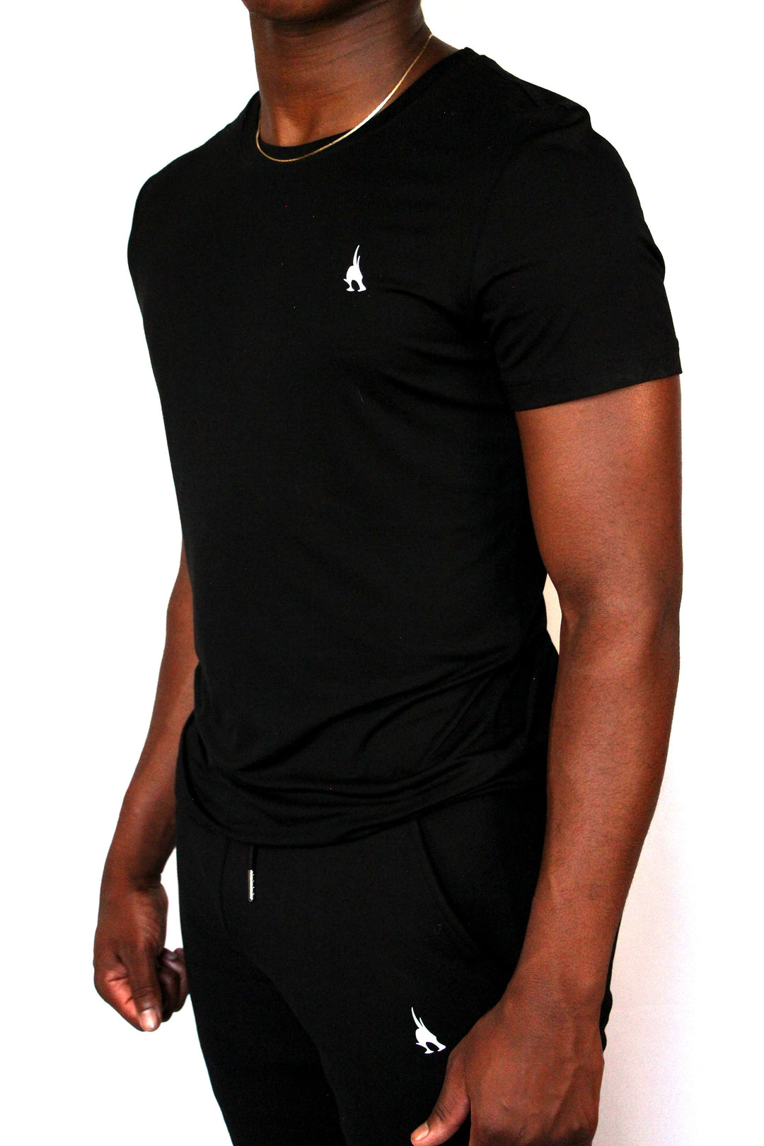 Tailored Bamboo Black Tee